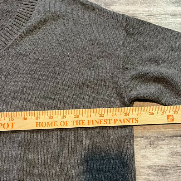 Marine Layer Gisel Oversize Contrast Sweater In Vapor/Pavement (Greys), Large - Picture 7 of 11